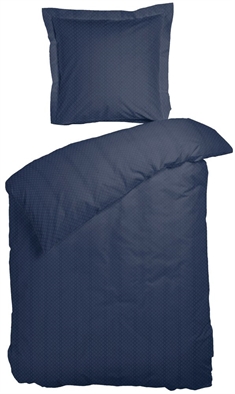 Night and Day sengetøj - 140x200 cm - Opal midnight blue sengesæt - 100% Bomuldssatin sengetøj