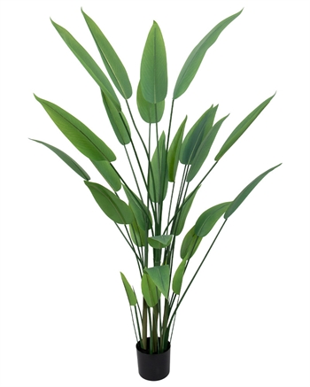 Kunstig Papegøjeblomst 180 cm høj - Flot naturtro plante med potte
