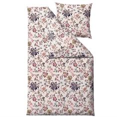 Sengetøj - 100% bomuldssatin - Södahl Tapestry - Rosa blomster