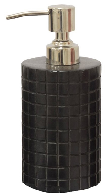 Sæbedispenser - Sort sten - Turiform - 18 cm