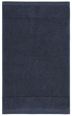 luksus gæstehåndklæde - 30x50 cm - Blå - 100% Bomuld - Marc O Polo håndklæder på tilbud