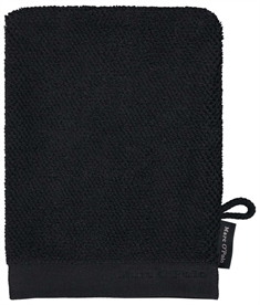 Luksus vaskehandske - 16x22 cm - Sort - 100% Bomuld - Marc O Polo håndklæder på tilbud