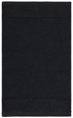Luksus gæstehåndklæde - 30x50 cm - Sort - 100% Bomuld - Marc O Polo håndklæder på tilbud
