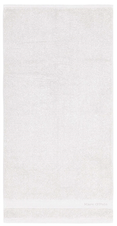 Luksus håndklæde - 50x100 cm - Hvid - 100% Bomuld - Marc O Polo håndklæder på tilbud