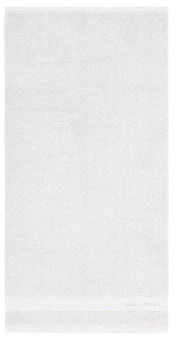 Luksus håndklæde - 50x100 cm - Hvid - 100% Bomuld - Marc O Polo håndklæder på tilbud