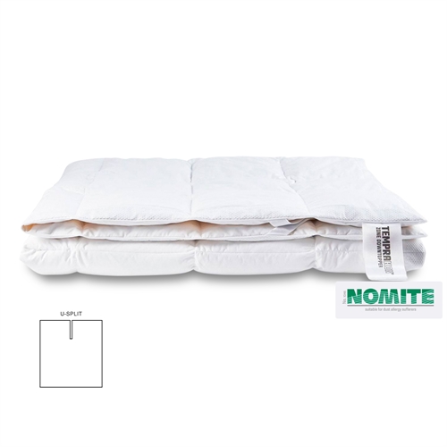 Temperatur regulerende U-Split Rullemadras - 180x200 cm - Downtopper Temprakon Fusion