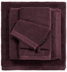 Luksus badehåndklæde - 70x140 cm - Aubergine - 100% Bomuld - Marc O Polo håndklæder på tilbud