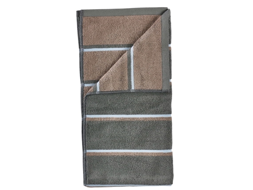 Grønt Badehåndklæde - 70x140 cm - Zone Denmark