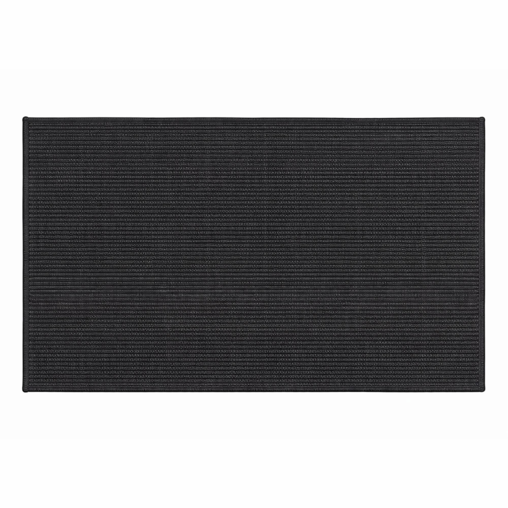 Bademåtte - 50x80 cm - Skridsikker bademåtte - Mørkegrå