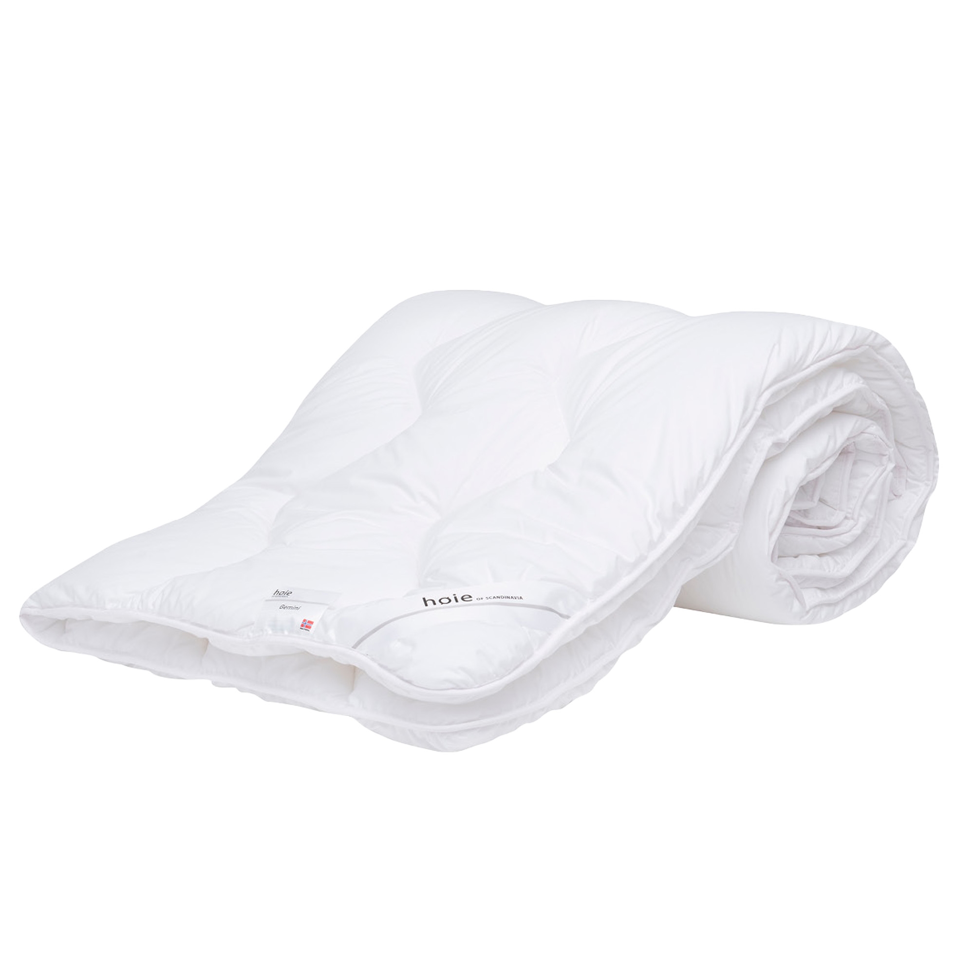 Helårsdyne - Blød fiberdyne - Tyk dyne med let & luftigt fiberfyld - 140x220 cm - Høie dyne Gemini