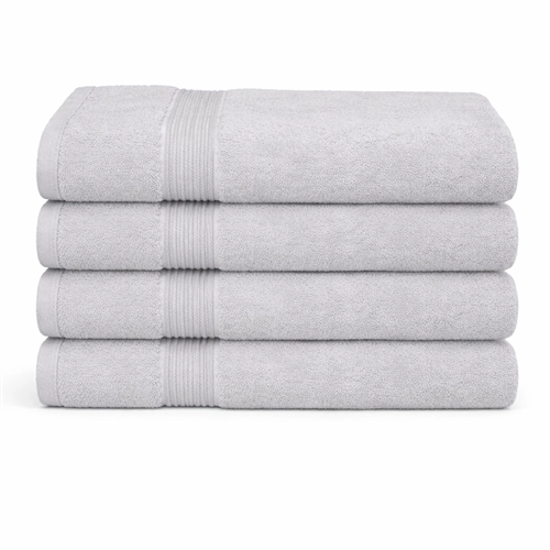 Bambus håndklæde - Badehåndklæde 70x140 cm - Bambus/bomuldsfrotté - Lysegrå