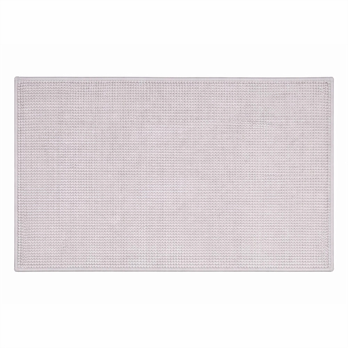 Bademåtte - 50x80 cm - Skridsikker bademåtte - Lysegrå