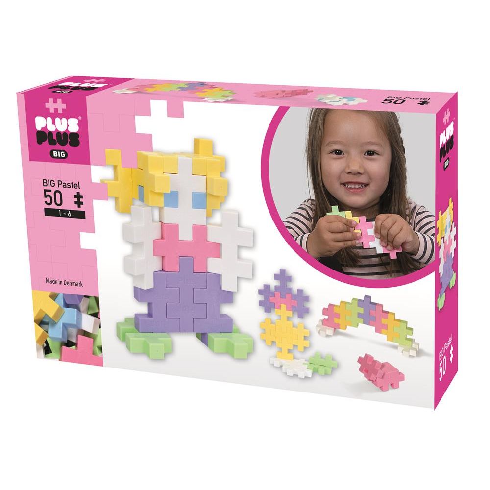Pastel mix - 50 pcs. - Plus-Plus BIG