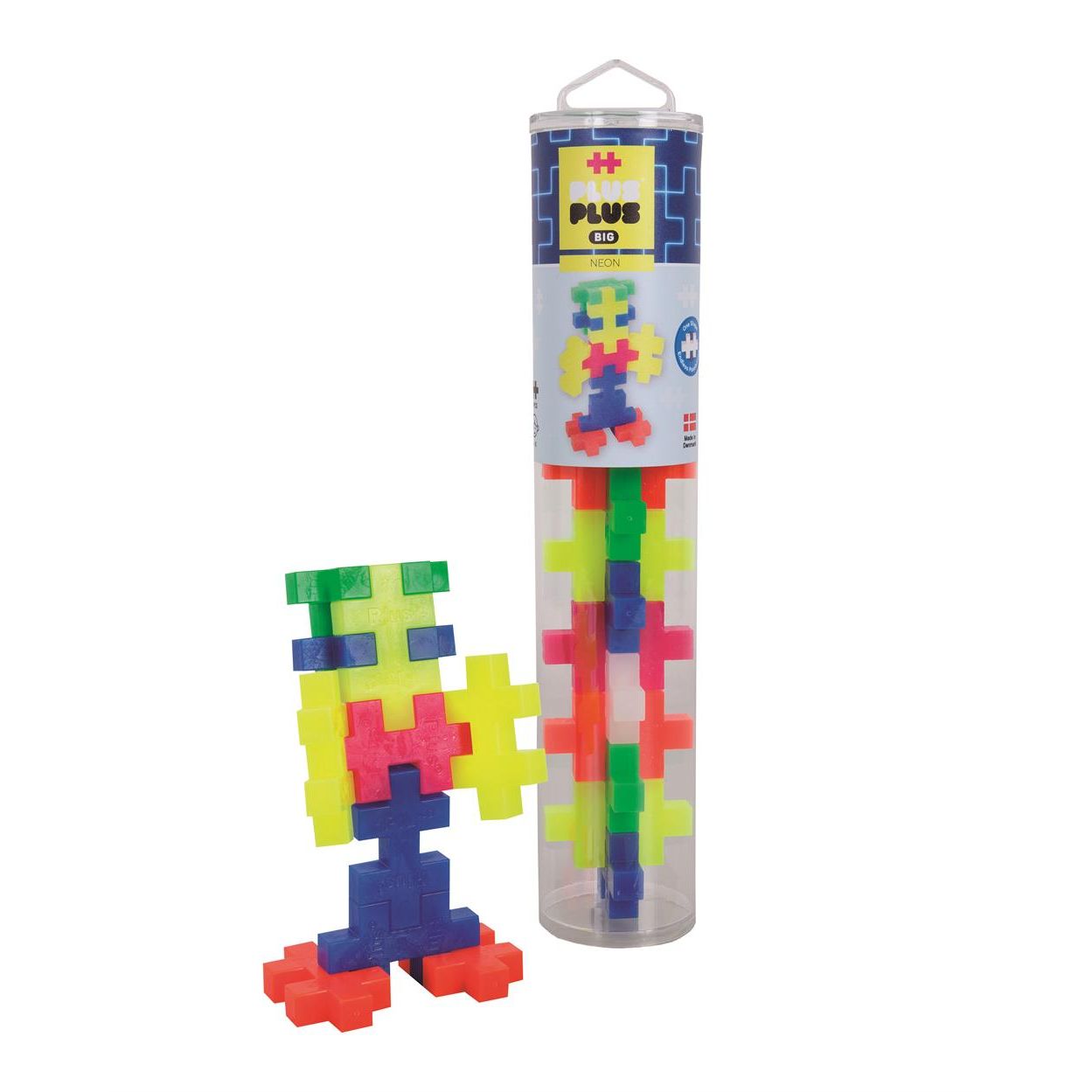 Neon mix, 15 pcs- Plus-Plus BIG