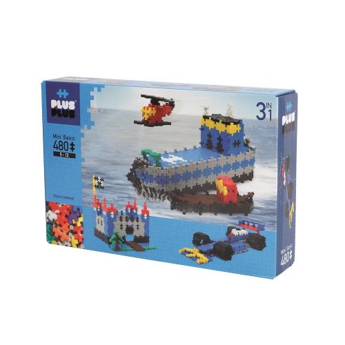 Køb samlesæt - 3i1 Plus-Plus Basic 480pcs 3in1 billigt på HOME-TEX!