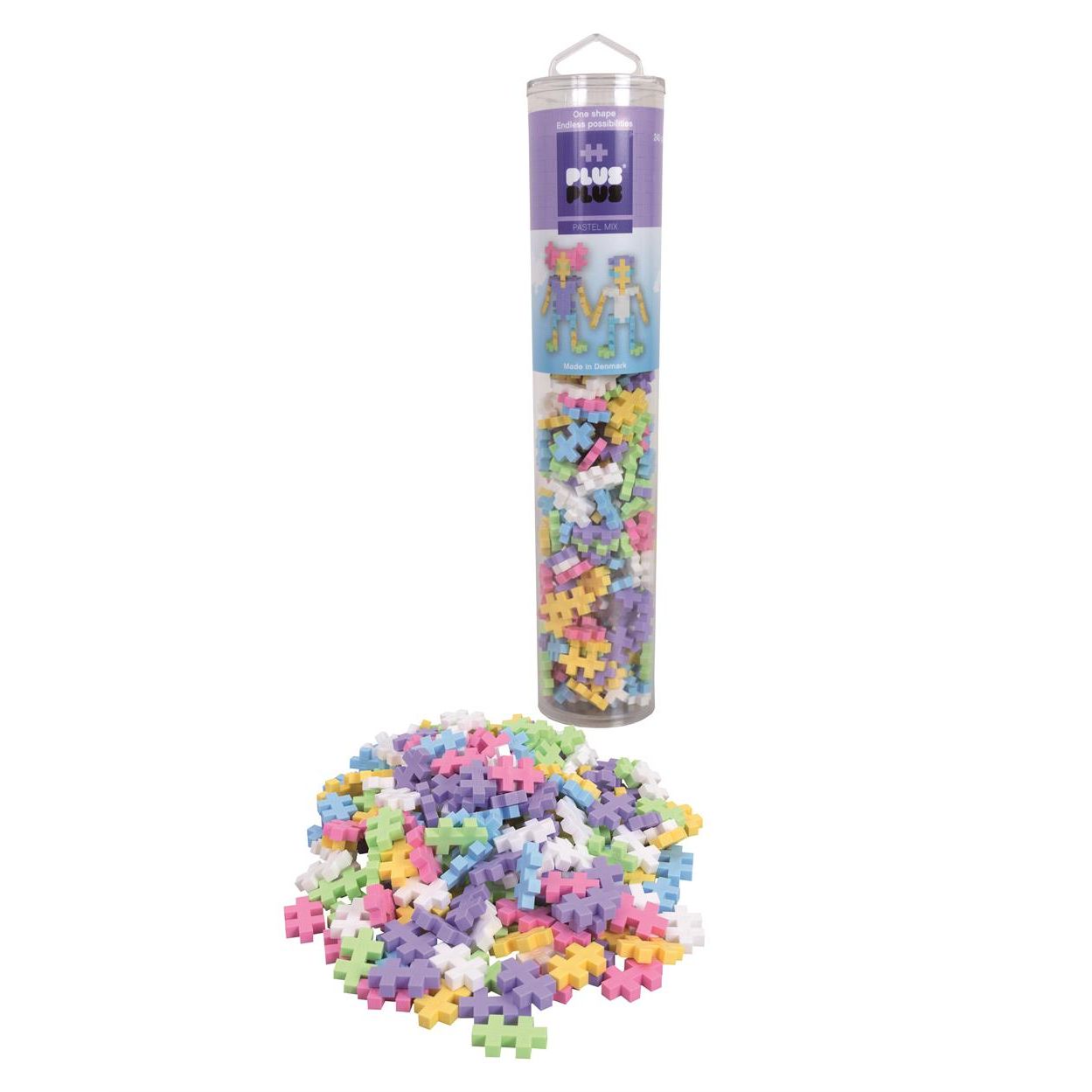 Plus-Plus pastel mix tube 240 stk