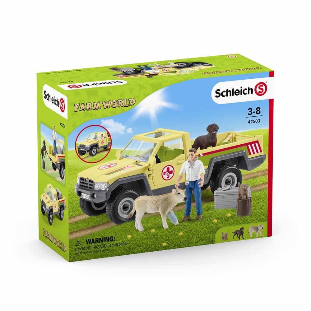 Schleich Farm World Dyrlægebesøg på Gården Legesæt - 3+år