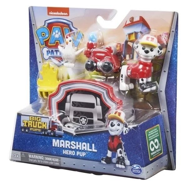 Paw Patrol Big Truck Pups med Marshall Figur Legesæt - 3+år