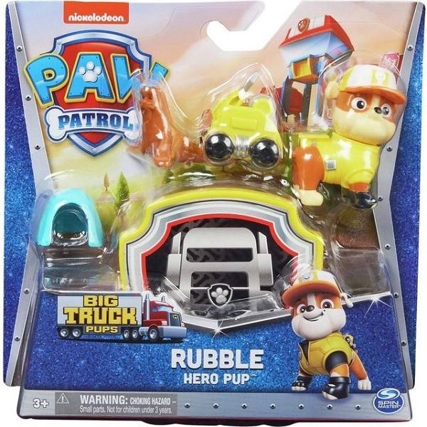 Paw Patrol Big Truck Pups med Rubble Figur Legesæt - 3+år