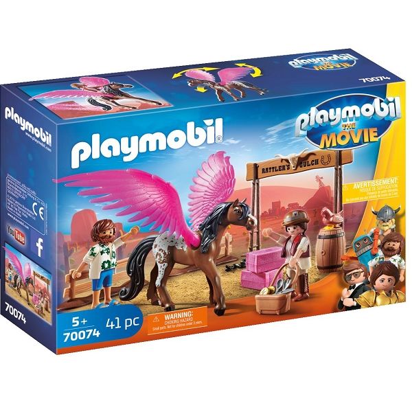 Marla og Del med flyvende hest - PL70074 - PLAYMOBIL The Movie