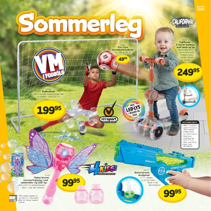 HOME-TEX legetøjskatalog sommer 2026