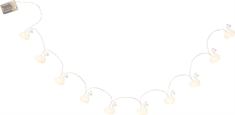 Lyskæde til børn - Hvide svaner - 10 LED lamper - Længde 200 cm - Petite Nuit 