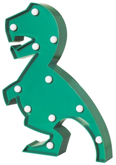 Børnelampe - Grøn dinosaur - 30 cm høj - My Room
