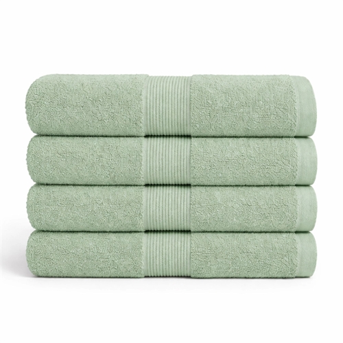 Bomulds håndklæde - 100% bomuld - Badehåndklæde 70x140 cm - Mint