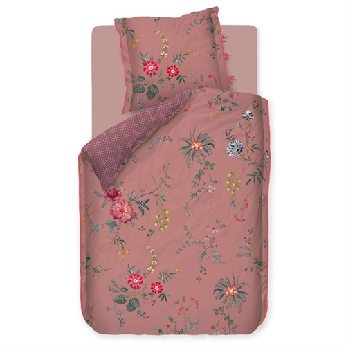 Pip Studio sengetøj - 140x200 cm - Fleur Grandeur - Vendbar dynebetræk - 100% bomulds sengesæt