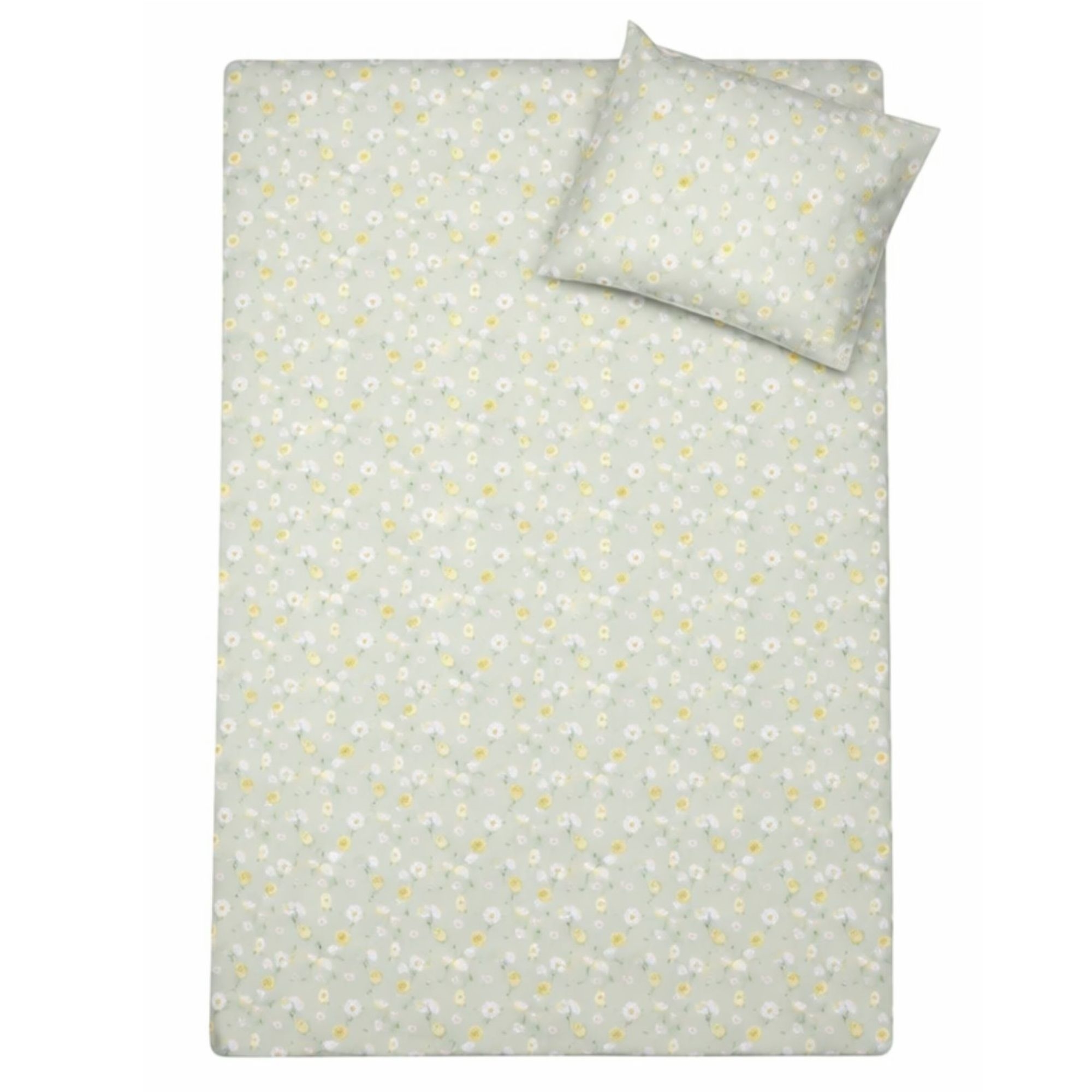 By Mats - Baby Sengetøj Ducklings - m/u broderet navn - Uden navn / Ducklings / 70x100 40x45 cm